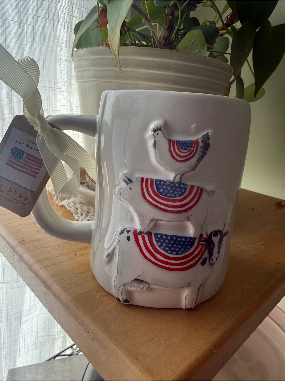 Rae Dunn “BARN IN THE U.S.A.” Ceramic Mug